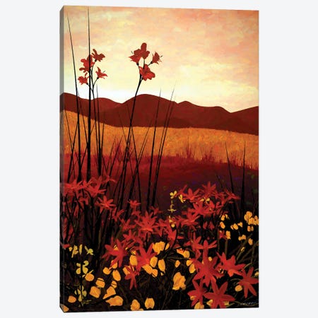 Field Of Flowers Canvas Print #CYD31} by Cynthia Decker Art Print