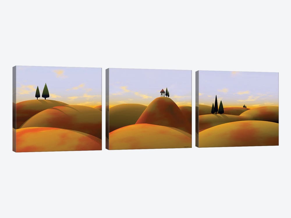 Toscana Triptych by Cynthia Decker 3-piece Art Print
