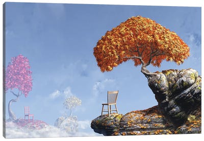 Leaf Peepers Canvas Art Print - Virtual Escapism