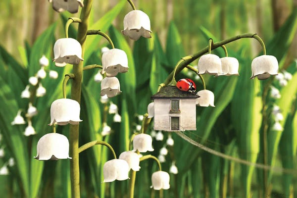 Miniature Worlds: Lily Of The Valley by Cynthia Decker
