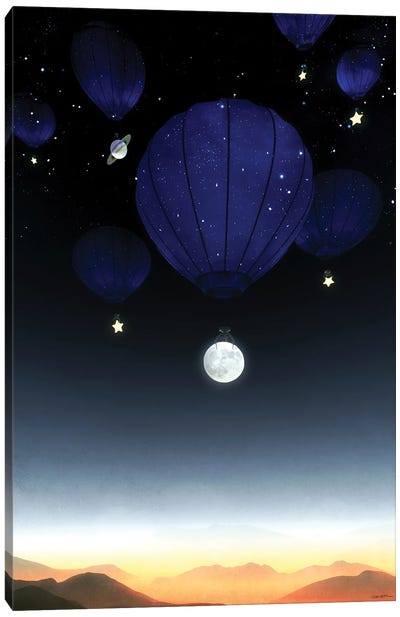 Moonrise Canvas Art Print - Cynthia Decker