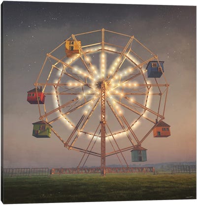 Moving Day Canvas Art Print - Ferris Wheels
