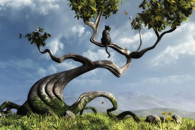 Sitting Tree by Cynthia Decker art print