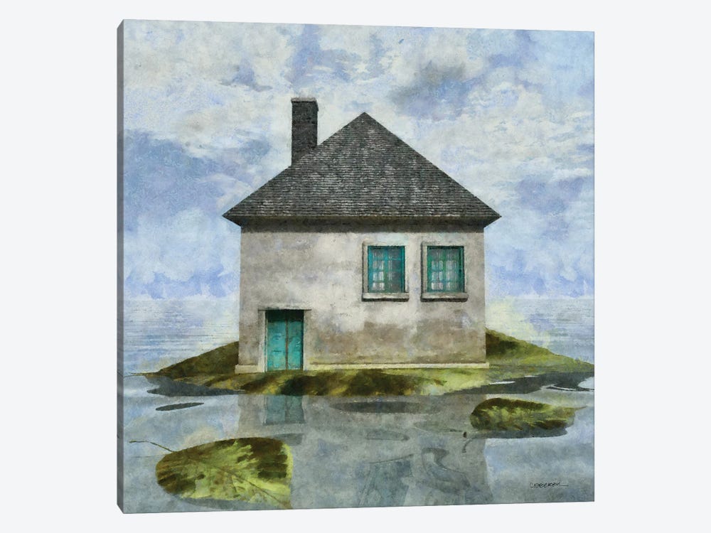 Tiny House II by Cynthia Decker 1-piece Canvas Wall Art