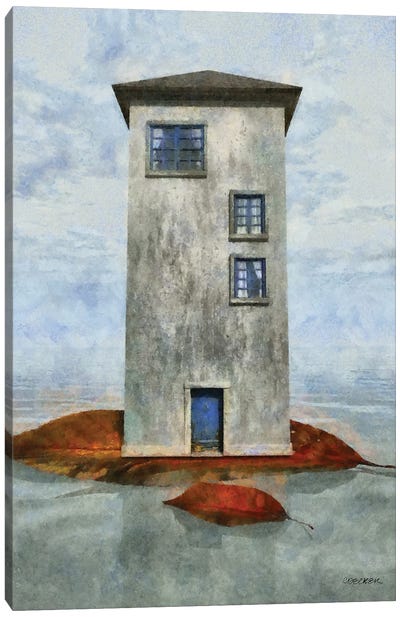 Tiny House III Canvas Art Print - Similar to Salvador Dali
