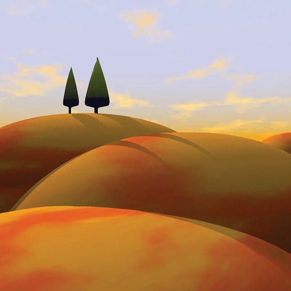 Hillsides: Toscana I by Cynthia Decker