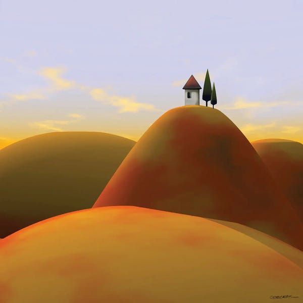 Hillsides: Toscana II by Cynthia Decker