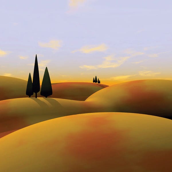Hillsides: Toscana III by Cynthia Decker
