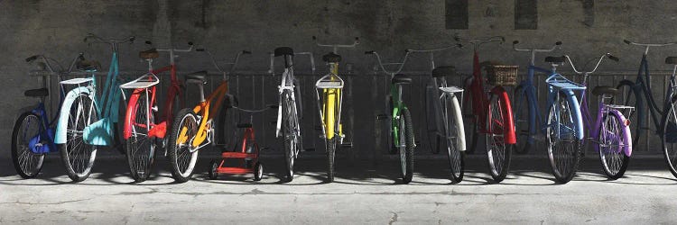 Bike Rack by Cynthia Decker wall art