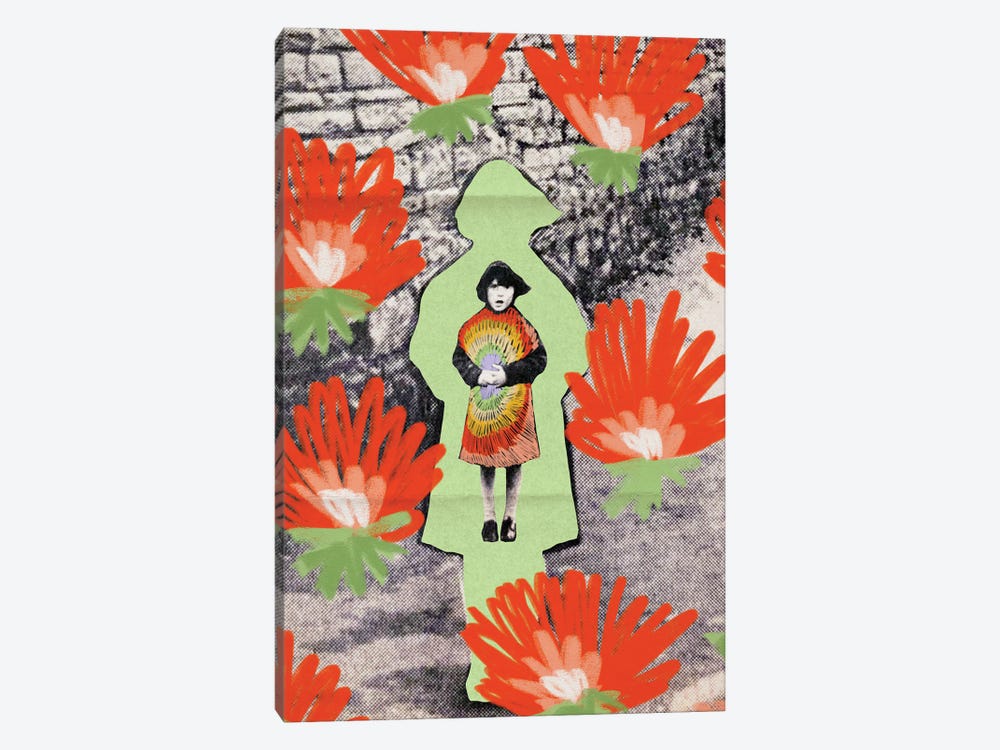Protect The Flowers by Chromoeye 1-piece Canvas Print