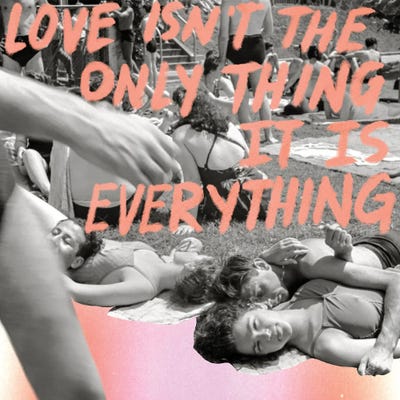 Love is Everything by Chromoeye canvas print