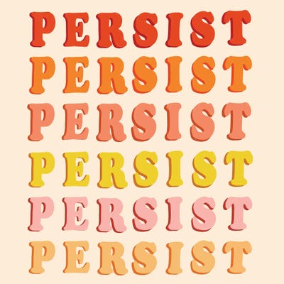 Persist by Chromoeye canvas print