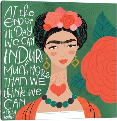 Frida's Words Canvas Art Print