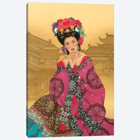 Empress Wu Canvas Print #CYG16} by Caroline R. Young Art Print