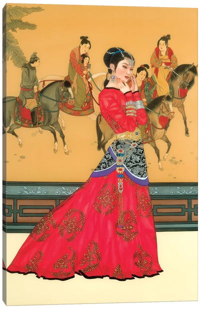 Li Wa Canvas Art Print - Chinese Décor