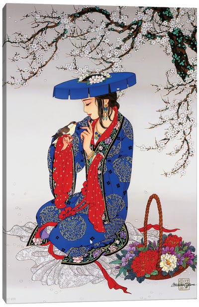 Melody Of Spring Canvas Art Print - Chinese Décor