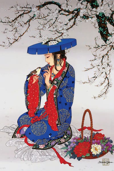 Chinese Décor: Melody Of Spring by Caroline R. Young