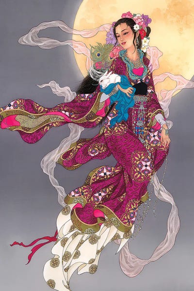 Asian Décor: Moonrising by Caroline R. Young