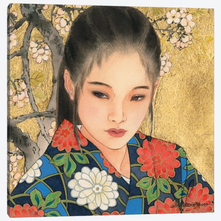 Noriko Canvas Print #CYG36} by Caroline R. Young Art Print