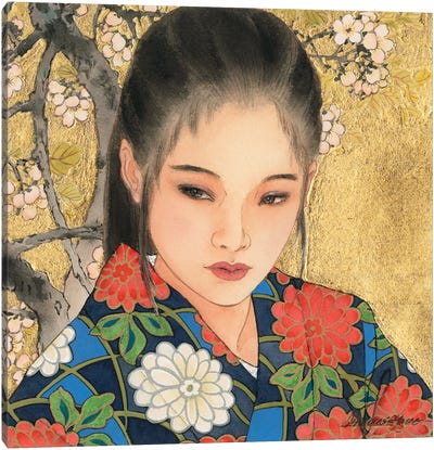 Noriko Canvas Art Print - Japanese Décor
