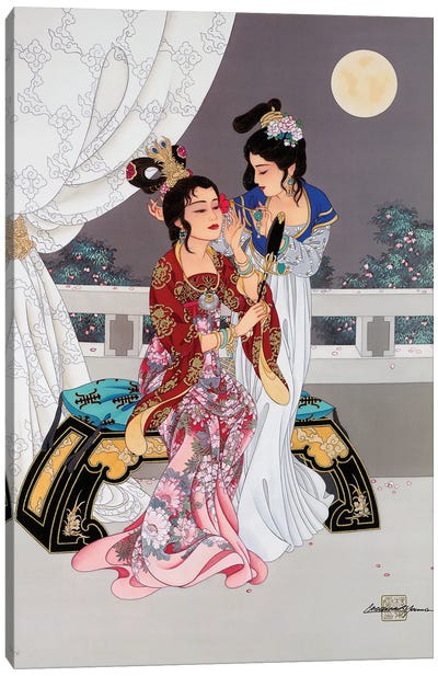 Sisters Of The Red Chamber Canvas Art Print - Caroline R. Young