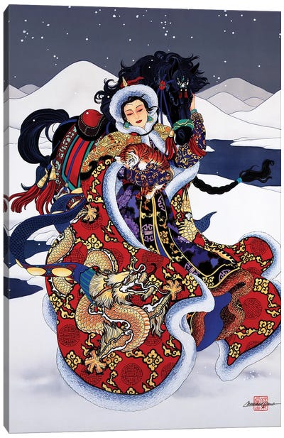 Timeless Devotion Canvas Art Print - Chinese Décor