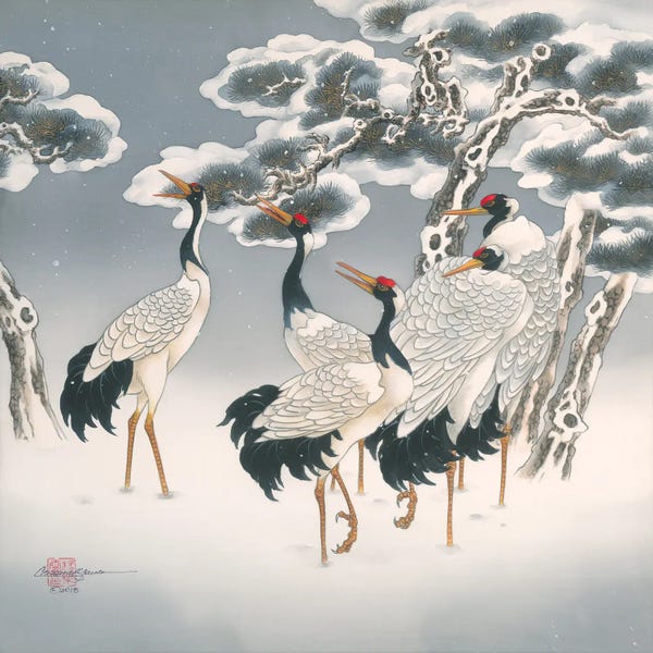 Land Of The Rising Sun: Waiting In The Snow by Caroline R. Young