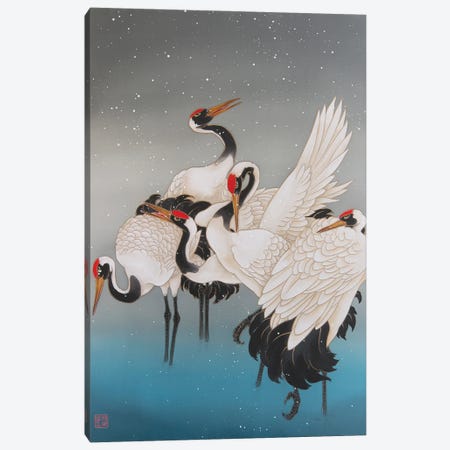 Winter In Hokkaido Canvas Print #CYG47} by Caroline R. Young Canvas Artwork