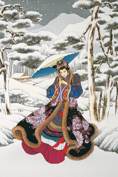 Chinese Décor: Winter Reverie by Caroline R. Young