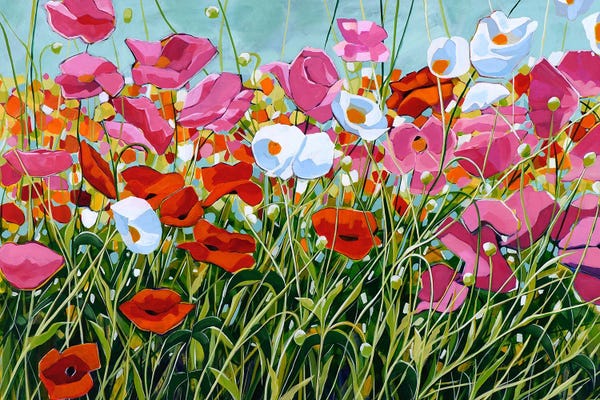 Nature Lover: Poppy Garden by Cindy Kaufman