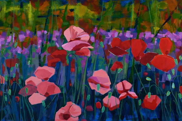 Gardens & Floral Landscapes: Dancing Petals by Cindy Kaufman