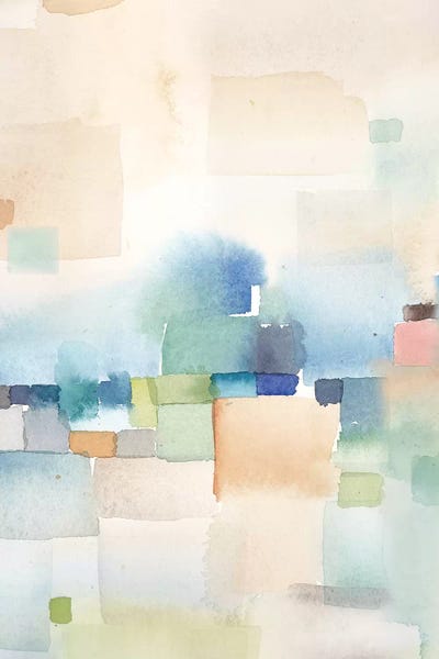 Roaring Brook Art: Teal Abstract Panel II by Cynthia Coulter