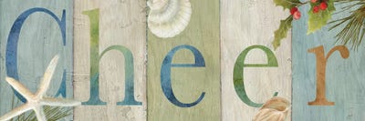 Cheer Coastal Sign II  by Cynthia Coulter canvas print