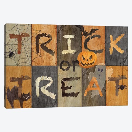 Halloween Trick or Treat Canvas Print #CYN123} by Cynthia Coulter Canvas Artwork