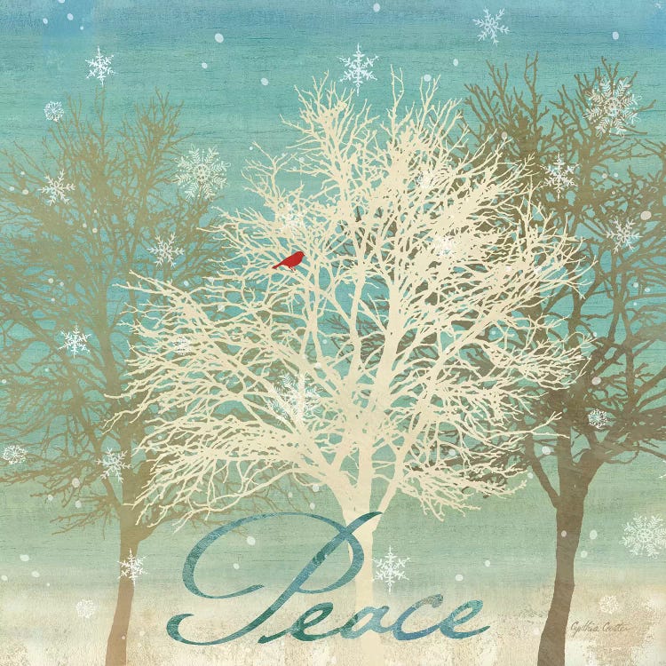 Holiday Trees I by Cynthia Coulter wall art