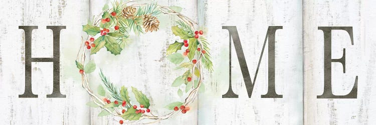 Holiday Wreath Home Sign