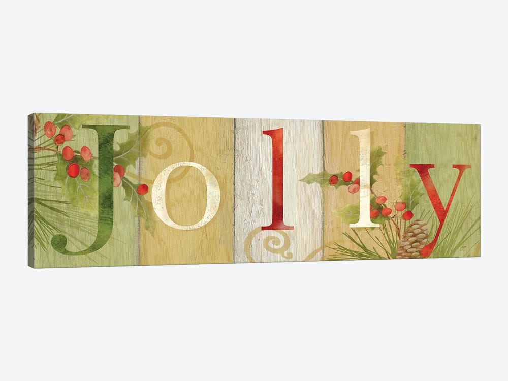 Jolly Rustic Sign III by Cynthia Coulter 1-piece Canvas Art Print