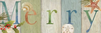 Merry Coastal Sign I  by Cynthia Coulter canvas print