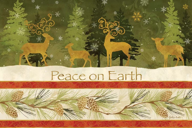 Peace on Earth by Cynthia Coulter wall art