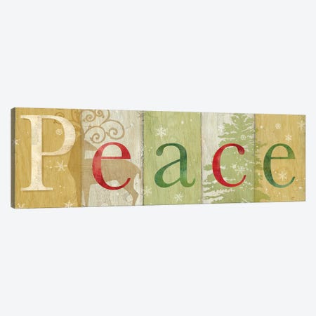 Peace Rustic Sign II Canvas Print #CYN139} by Cynthia Coulter Canvas Art Print