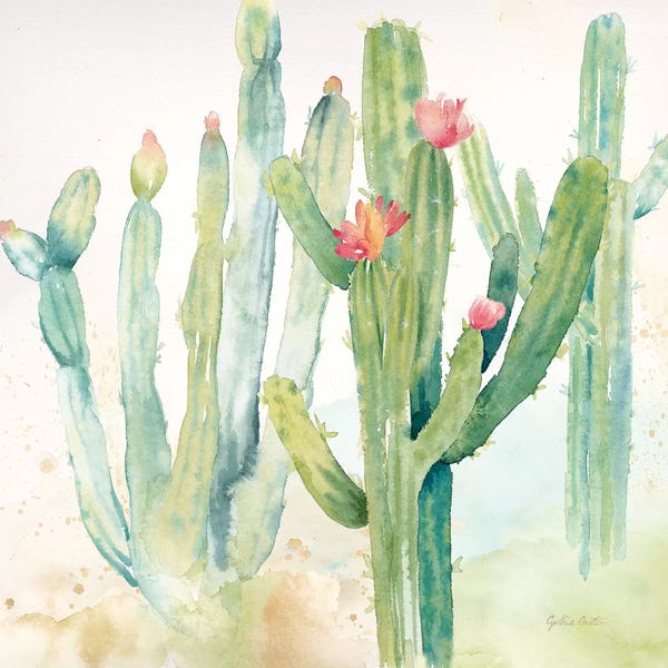 Roaring Brook Art: Cactus Garden II by Cynthia Coulter