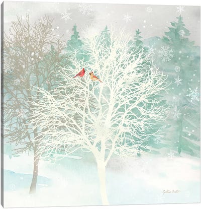 Winter Wonder I  Canvas Art Print - Bird Art