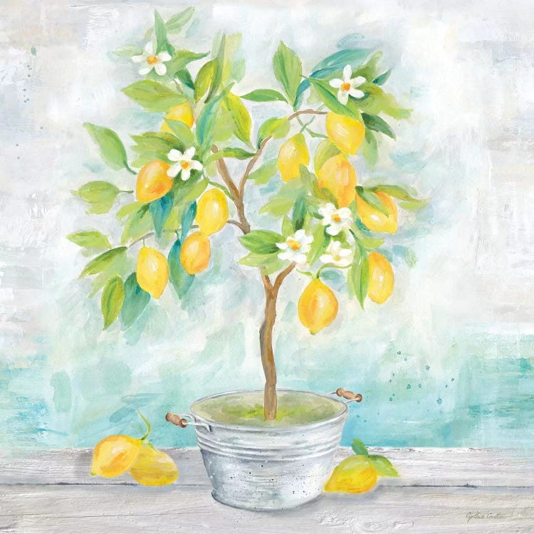 Country Lemon Tree by Cynthia Coulter wall art