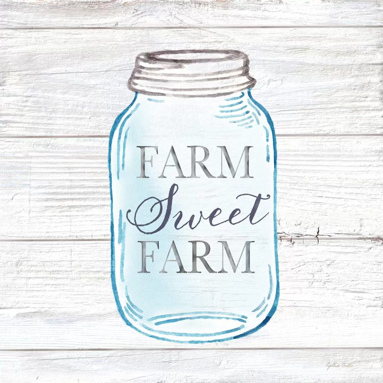 Farmhouse Stamp Mason Jar