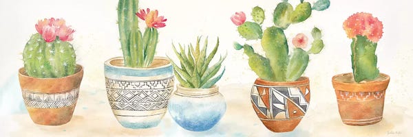 Cynthia Coulter: Cactus Pots I by Cynthia Coulter