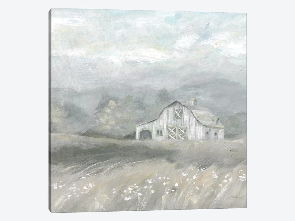 Country Meadow Farmhouse Neutral by Cynthia Coulter 1-piece Canvas Art Print