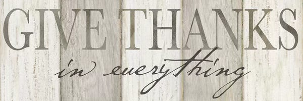 Gratitude: Give Thanks Neutral panel by Cynthia Coulter