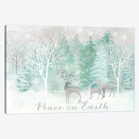 Peace on Earth Silver landscape Canvas Print #CYN220} by Cynthia Coulter Canvas Art Print