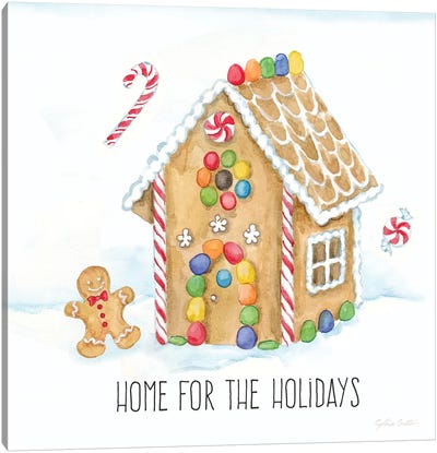 Vintage Holiday Cheer III Canvas Art Print - Cynthia Coulter