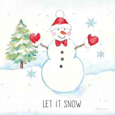 Vintage Holiday Cheer IV by Cynthia Coulter framed canvas print